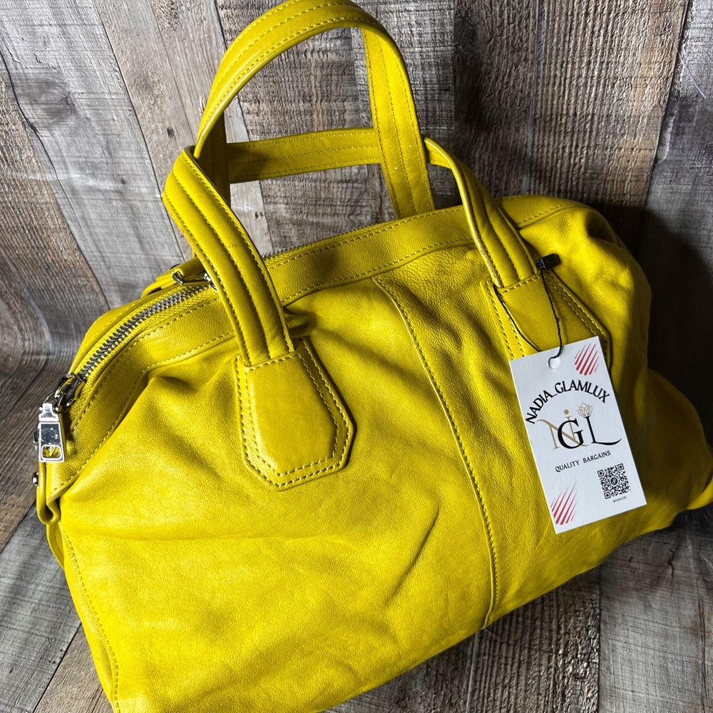 Finn Esker Yellow Women's shoulder Crossbody Bag - Picture 12 of 16